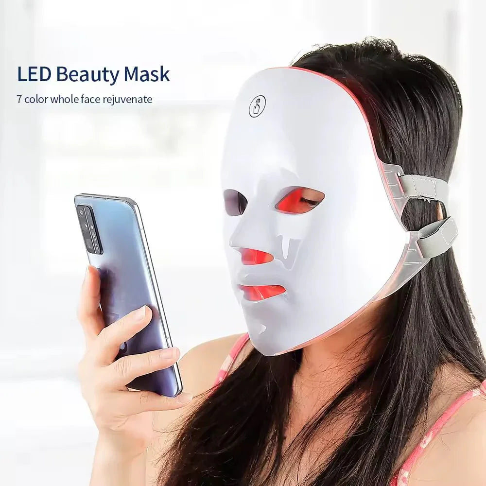 ✨ “AMS LumiGlow : Le Masque LED Révolutionnaire pour une Peau Jeune, Éclatante et Purifiée à Domicile” 💆♀️💡 - AMS Officiel