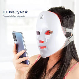 ✨ “AMS LumiGlow : Le Masque LED Révolutionnaire pour une Peau Jeune, Éclatante et Purifiée à Domicile” 💆♀️💡 - AMS Officiel