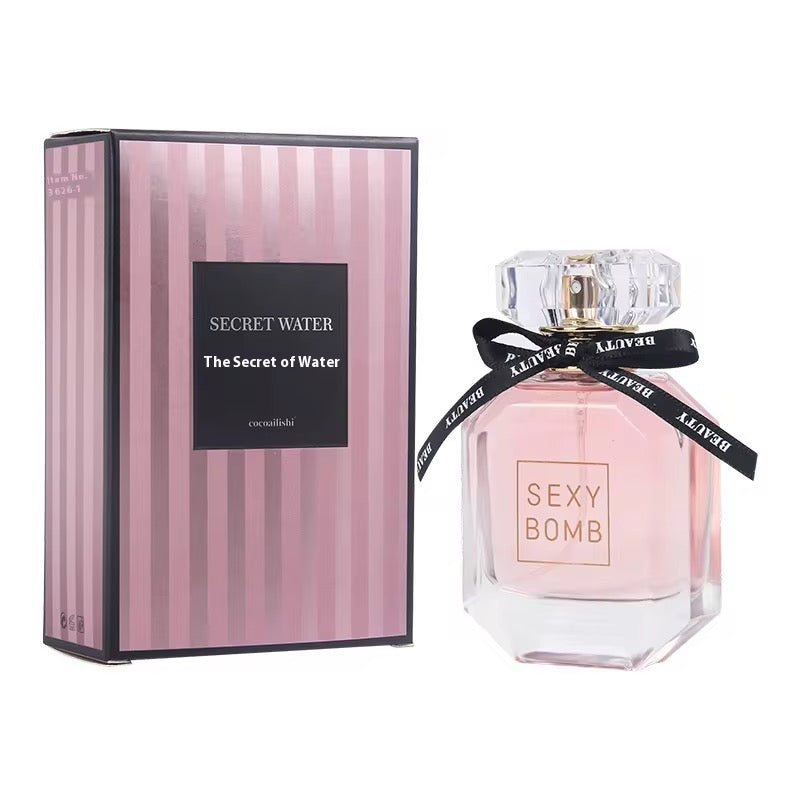 AMS – “Rose Bomb” Eau de Parfum Femme | Brume Sensuelle Fruitée & Florale | Élégance Sexy & Tenue Long