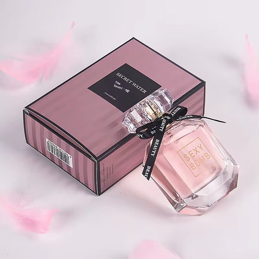 AMS – “Rose Bomb” Eau de Parfum Femme | Brume Sensuelle Fruitée & Florale | Élégance Sexy & Tenue Long