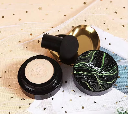 AMS Velvet Mushroom CC – Cushion Crème Éclaircissante & Hydratante | Teint Naturel & Soin Unifiant