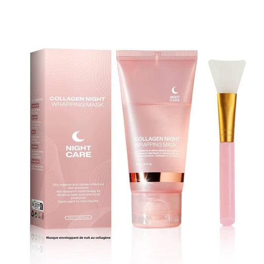 AMS Luminous Peel – Collagène Hydrolysé Coréen • Soin de Nuit Éclat Luxe