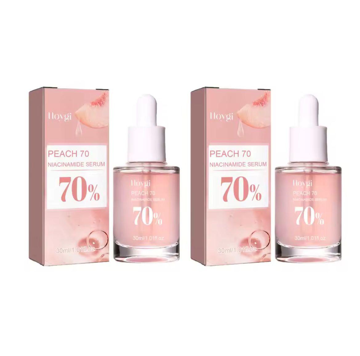 đ AMS Peach Glow Serum
SĂ©rum Visage Haute Concentration â 70% Niacinamide & Extrait de PĂȘche | Anti-Taches, Ăclat & Peau Parfaite