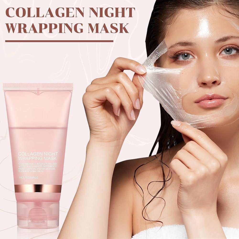 AMS Luminous Peel – Collagène Hydrolysé Coréen • Soin de Nuit Éclat Luxe
