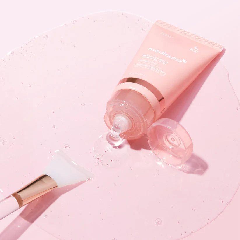 AMS Luminous Peel – Collagène Hydrolysé Coréen • Soin de Nuit Éclat Luxe