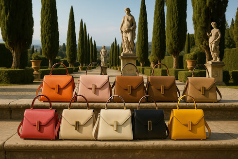 Collection dans jardin de villa italienne