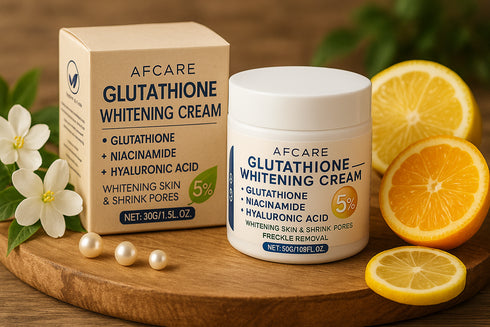 Crème AFCARE Glutathione ingrédients naturels citron vitamine C - soin éclaircissant anti-taches naturel