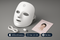 Image professionnelle du masque LED avec fond gris