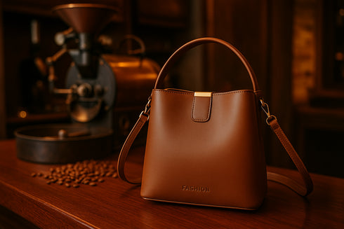 Sac marron dans une torréfaction néo-zélandaise