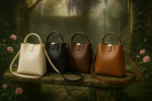 Sacs dans un jardin secret enchanteur