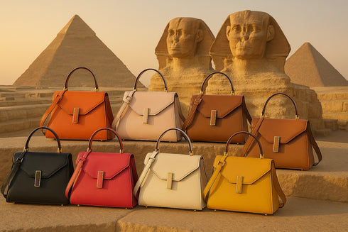 Tous les sacs devant les pyramides