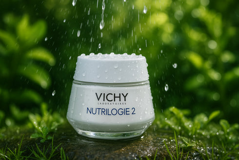 Vichy Nutrilogie 2 jardin pluie fraîcheur - crème nourrissante vitamine E texture riche peaux très sèches