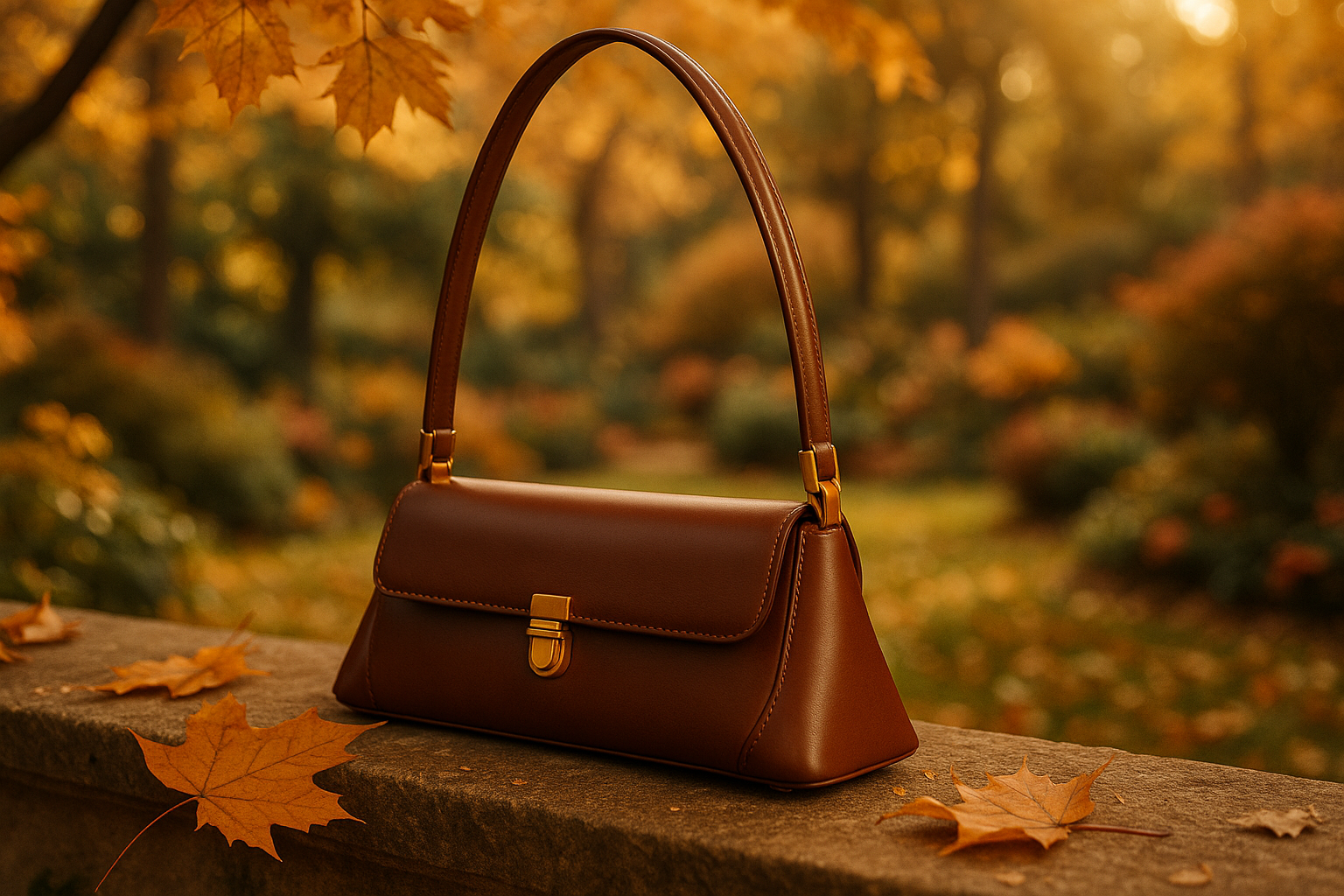 Sac Marron Jardin